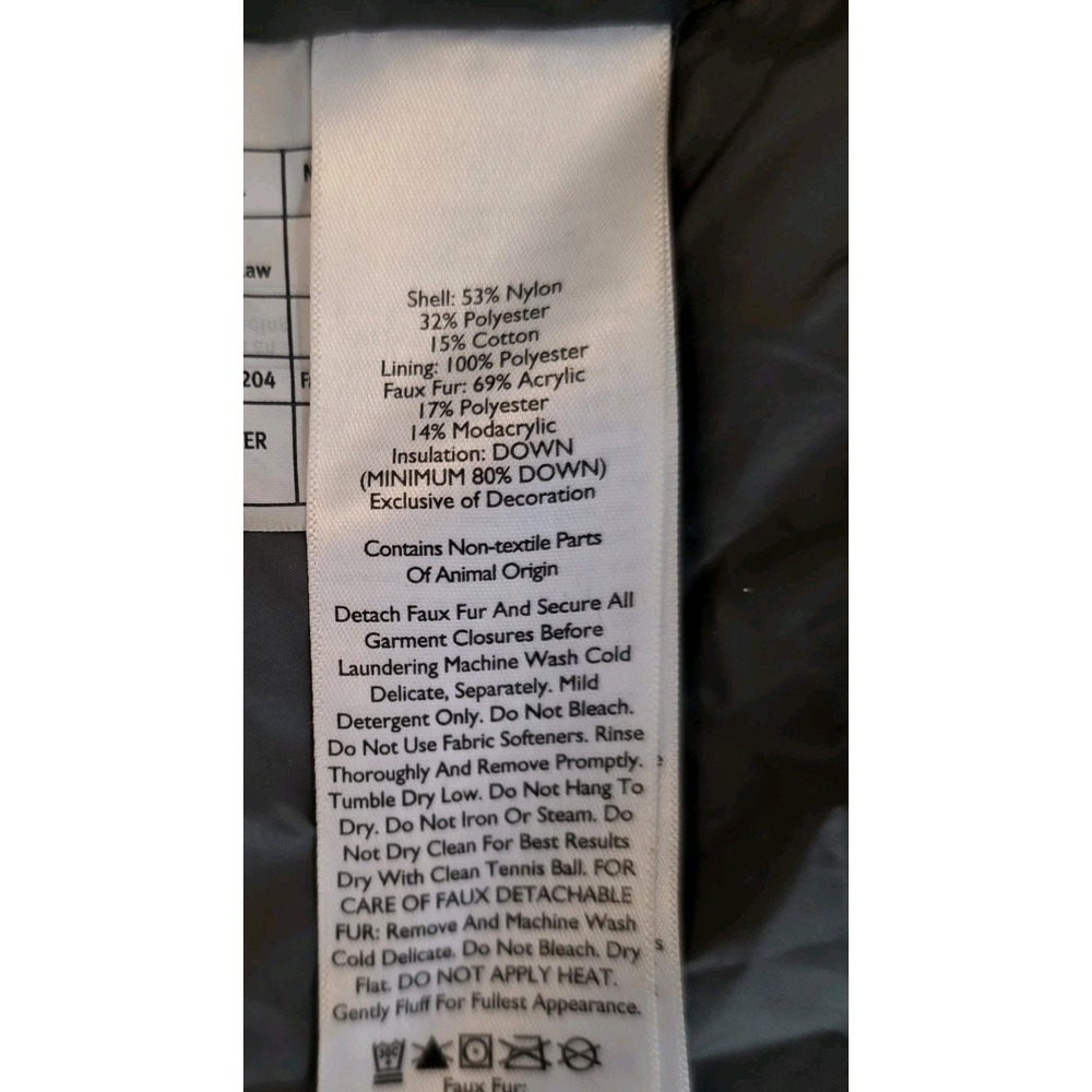 Eddie Bauer Women's Small Sun Valley Down Parka Purple Puffer Coat *No Hood* - Picture 9 of 10